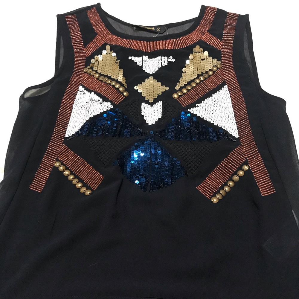 Italian beaded fancy tank